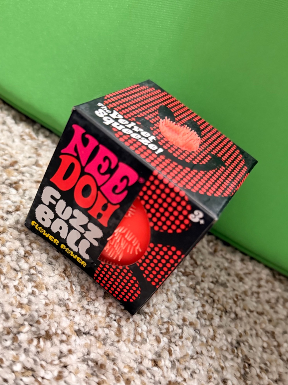 Nee Doh Fuzz Ball Sensory Toy - Orange